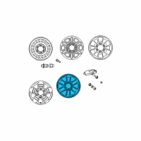 OEM Toyota 4Runner Wheel, Alloy Diagram - 42611-35302