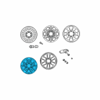 OEM Toyota 4Runner Wheel, Alloy Diagram - 42611-35281