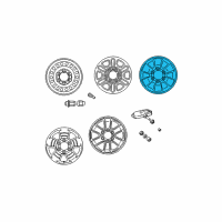 OEM Toyota 4Runner Wheel, Alloy Diagram - 42611-35251