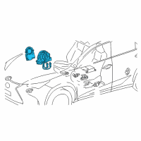 OEM Toyota RAV4 Clock Spring Diagram - 84307-0R050