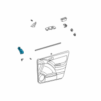 OEM Toyota Sienna Window Switch Diagram - 84820-AE012