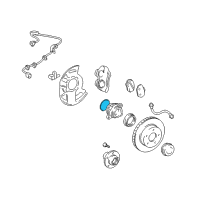 OEM Toyota 4Runner Wheel Bearing O-Ring Diagram - 90301-92003
