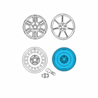 OEM Scion tC Wheel, Spare Diagram - 42611-21150