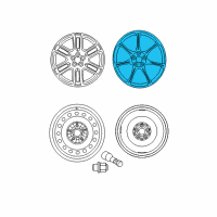OEM Scion tC Wheel, Alloy Diagram - PTR18-21070