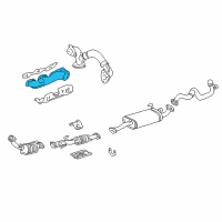 OEM Toyota Tundra Exhaust Manifold Diagram - 17142-62110