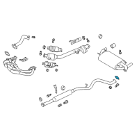 OEM Toyota 86 Muffler & Pipe Gasket Diagram - SU003-06425