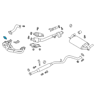 OEM Toyota 86 Connector Pipe Gasket Diagram - SU003-01110