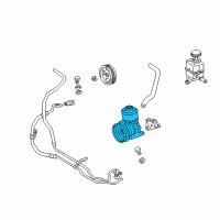 OEM Toyota Power Steering Pump Diagram - 44320-60310