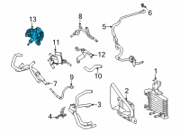 OEM Toyota Sienna Oil Pump Diagram - 35300-48070