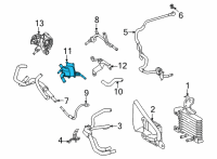 OEM Toyota Sienna Auxiliary Cooler Diagram - G125A-48020