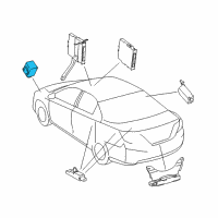 OEM Toyota Sequoia Buzzer Switch Diagram - 89747-0R020