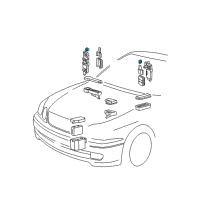 OEM Toyota 4Runner Junction Block Diagram - 82671-30350