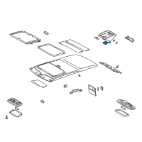 OEM Toyota 4Runner Relay & Switch Assy, Sliding Roof Diagram - 85920-35010-B0