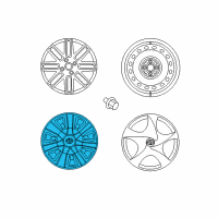 OEM Scion iQ Wheel Cover Diagram - PT280-74101
