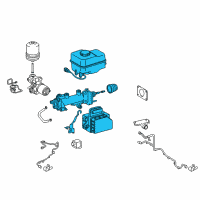 OEM Toyota Master Cylinder Assembly Diagram - 47025-60190