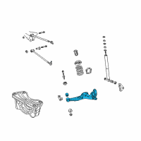 OEM Toyota RAV4 Trailing Arm Diagram - 48710-42010