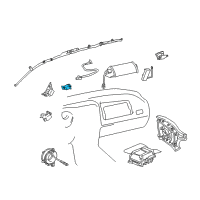 OEM Toyota RAV4 Front Sensor Diagram - 89173-49245