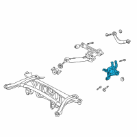 OEM Toyota Matrix Knuckle Diagram - 42304-63010