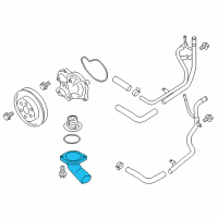 OEM Toyota 86 Water Outlet Diagram - SU003-00113