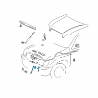 OEM Toyota Sequoia Safety Catch Diagram - 53550-0C030