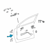 OEM Toyota RAV4 Check Strap Diagram - 68610-42051