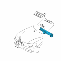 OEM Toyota Camry Front Transmission Diagram - 85150-AA030