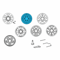 OEM Toyota 4Runner Wheel, Spare Diagram - 42601-04130