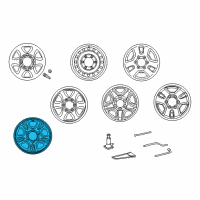 OEM Toyota 4Runner Wheel, Alloy Diagram - 42611-35181