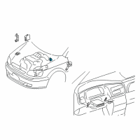 OEM Toyota RAV4 Sensor Diagram - 89452-33030