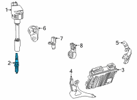 OEM Toyota Venza Spark Plug Diagram - 90919-01289