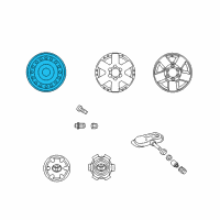 OEM Toyota Wheel, Steel Diagram - 42611-35330