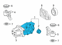 OEM Toyota Camry Differential Assembly Diagram - 41110-42060