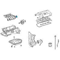 OEM Toyota Echo Intake Manifold Seal Diagram - 22271-21050