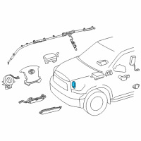 OEM Toyota Sequoia Front Sensor Diagram - 89173-09C70