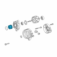 OEM Toyota Pulley Diagram - 27415-0T060
