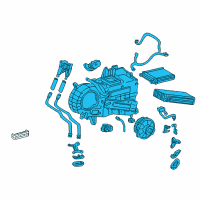 OEM Toyota Sequoia Unit Assy, Cooling, Rear Diagram - 87030-0C020