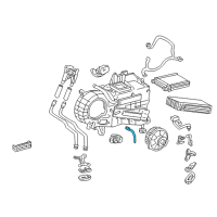 OEM Toyota Sequoia Blower Motor Diagram - 87103-0C030
