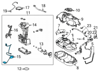 OEM Toyota RAV4 Fuel Gauge Sending Unit Diagram - 83320-42120