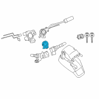 OEM Toyota Steering Sensor Assembly Diagram - 89245-06040