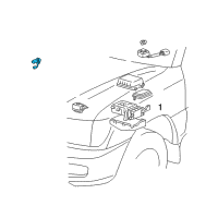 OEM Toyota Tundra Idler Speed Control Diagram - 89672-47010