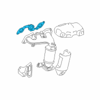 OEM Toyota Camry Manifold Gasket Diagram - 17173-20020