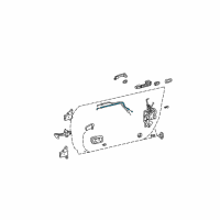OEM Toyota Camry Cable Diagram - 69730-33050
