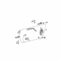 OEM Toyota Camry Cable Diagram - 69770-33010