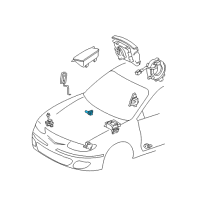 OEM Toyota Solara Side Sensor Diagram - 89865-33020