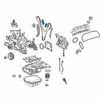 OEM Toyota Sienna Upper Guide Diagram - 13562-0P010