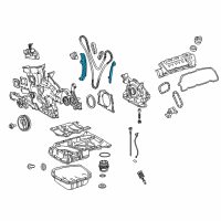 OEM Toyota Sienna Lower Guide Diagram - 13561-0P010