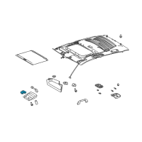 OEM Toyota Tundra Sunroof Switch Diagram - 84862-0C010-B0