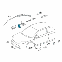 OEM Toyota 4Runner Clock Spring Diagram - 84307-30090