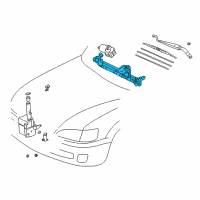 OEM Toyota Camry Link Assy, Windshield Wiper Diagram - 85150-AA020