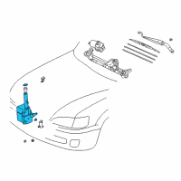 OEM Toyota Camry Washer Reservoir Diagram - 85315-33230